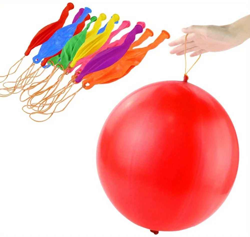 20/50 Stück, bunte Stanzballons, robuste Stanzballons mit Gummibändern, Geburtstagsdekorationen, Partytütenfüller – Detail 1