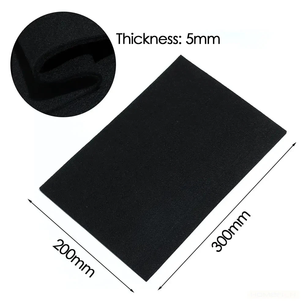 Fireproof Pad Black Welding Protective Blanket Insulation Pad High-Temperature Working Pad 30 * 20cm Fireproof Durable Camp