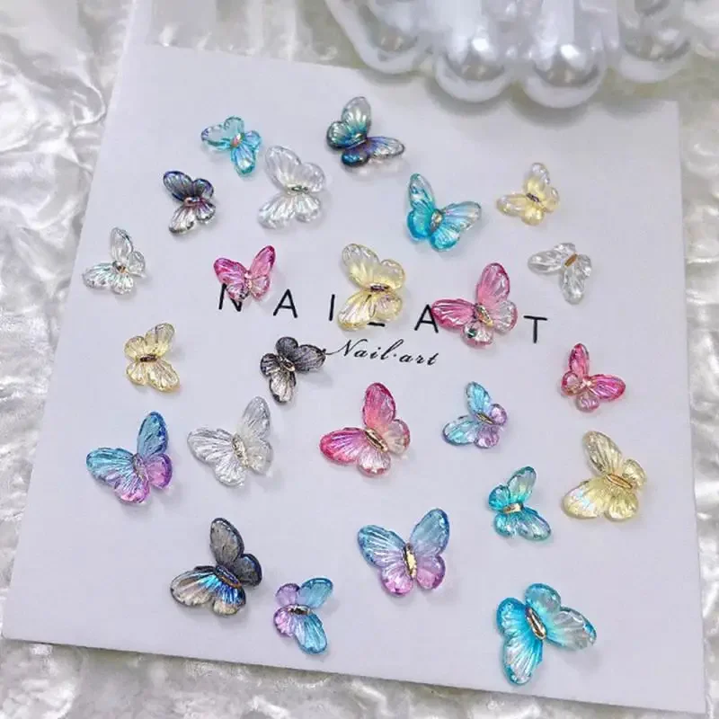 Aurora Butterfly Ornament Resin Durable And Scratch Resistant Full Luster Sturdy And Durable Widely Used Butterfly Ornaments