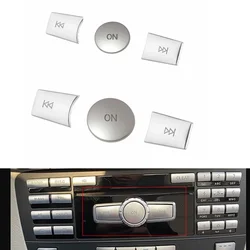 Center Console Volume Buttons ON Button Cover Repair Sticker For Mercedes Benz C GLK Class W204 S204 W212 X204 Car Accessories