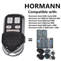 HORMANN BELFOX HS-868-20 Garage Door Keychain Remote 868.3MHz Clone Door Opener Duplicator