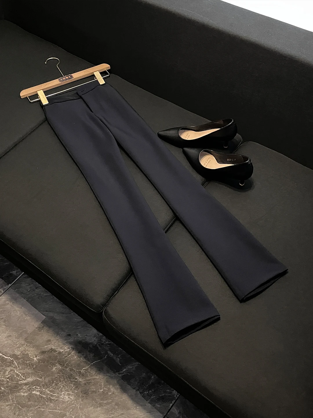 Conjunto de terno azul 2025 outono inverno high-end ele workwear roupa formal ok4 premium quali feminino conjunto visual profissional