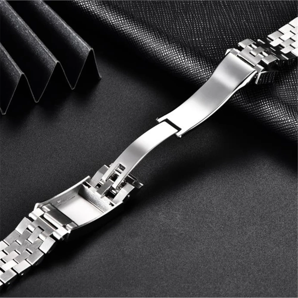 PAGANI DESIGN Factory Original PD1617 Watch 316L Stainles Steel Band Strap Jubilee Bracelet Width 22MM Length 220MM