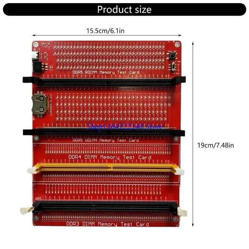P9FA Universal Computer Rams Diagnose -Tool -Test DDR3 DDR4 DDR5 UDIMM RDIMM -Speichermodul