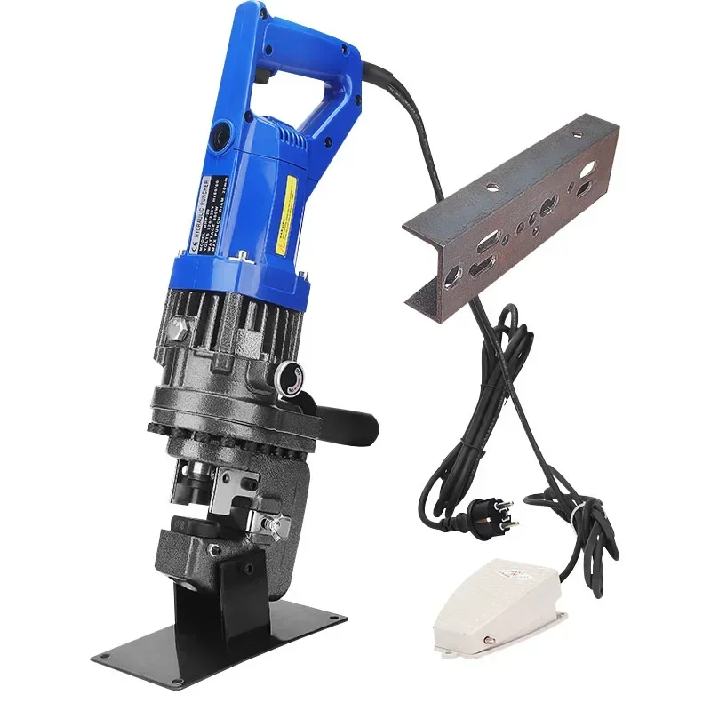 for 220V/110V Electric Handy Hydraulic Hole Puncher 900/1200W 6mm Knockout Punch Tool Angle Iron Channel Aluminum Iron Plate