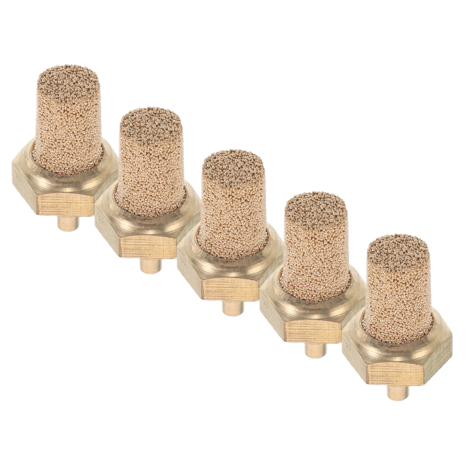 

5Pcs Snow Machine Filter Nozzle Copper Bubble Stone Air Diffuser Stage Fog Machine Compressor Filter Pneumatic Air Stone Nozzle