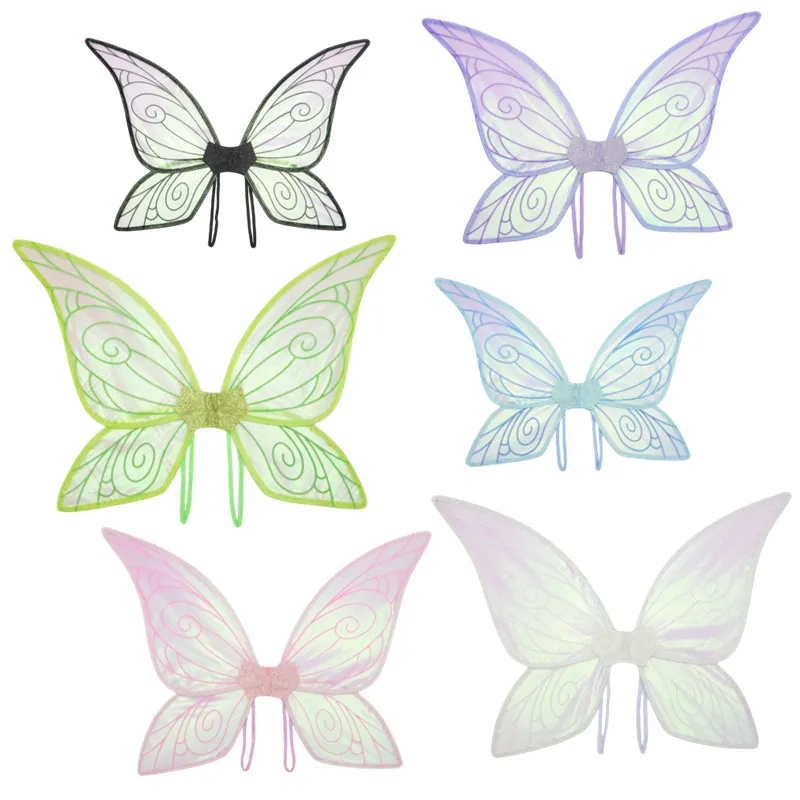 Children and Adults Butterfly Wings Decoration Props Festive Party Atmosphere Elf Wings Outdoor Children\'s Fun Accessories