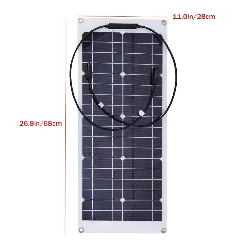 

2pcs 300W Portable Solar Panel Fast-charging Solar Cells Waterproof Emergency Charging Outdoor Battery Charger For Car Yacht RV