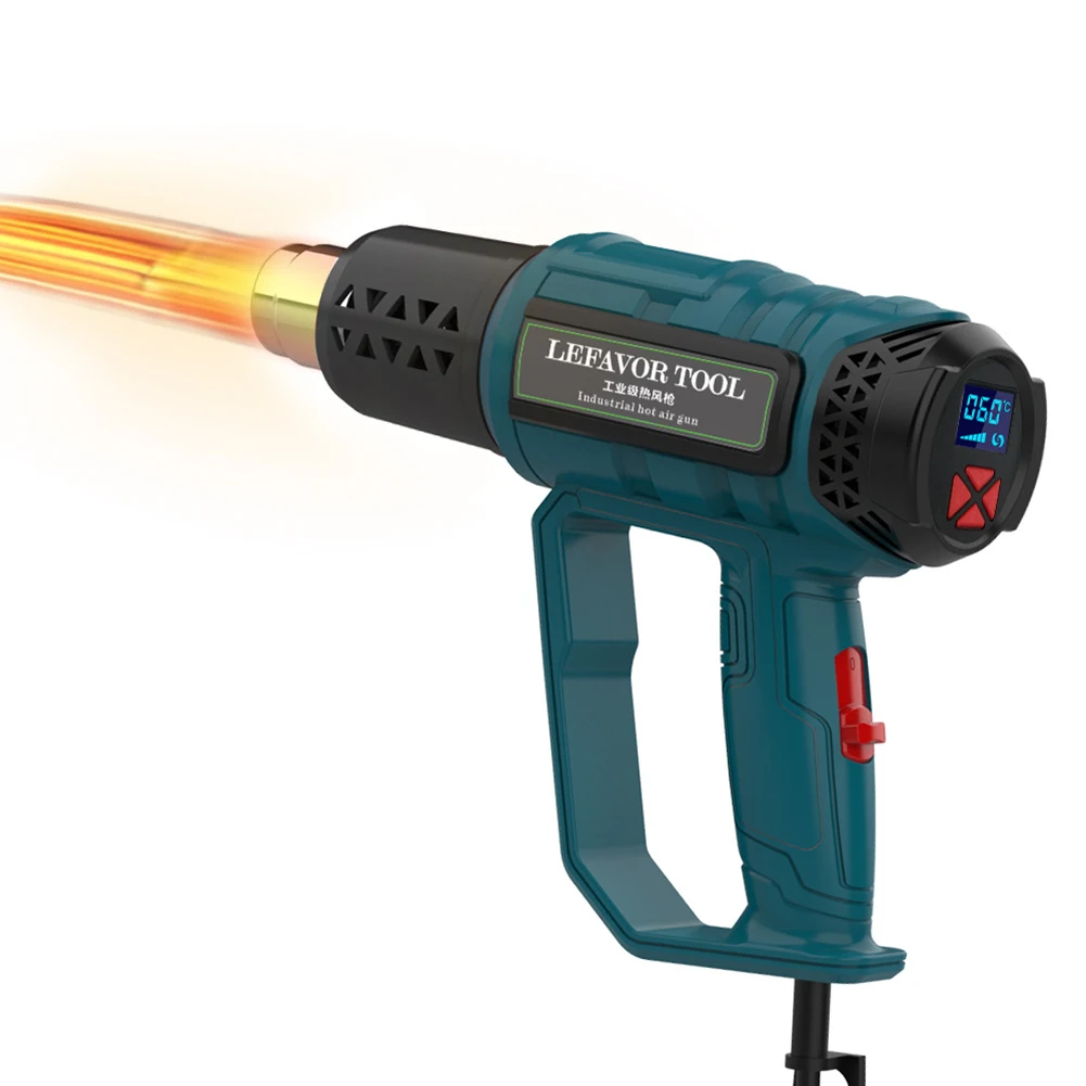 Imagem -05 - Pistola de Calor Elétrica Portátil Pistola de ar Quente Industrial Ferramentas de Estação de Solda com Bicos 110v 220v 2000w