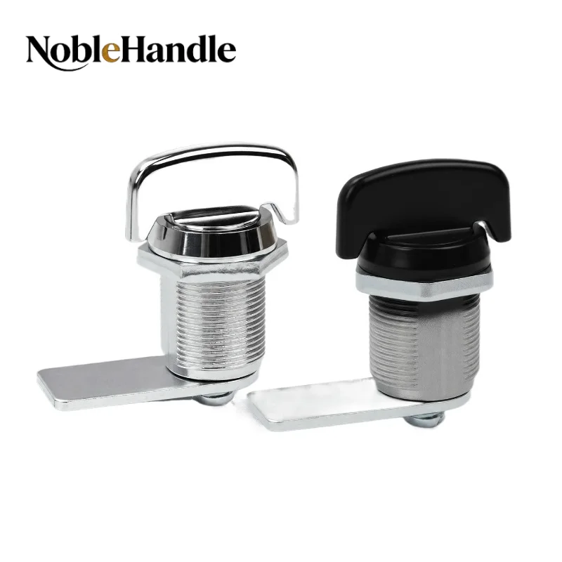 MS424 Keyless Cylinder Cabinet Lock, Knob Type Rotary Cam Handle Lock for Electric Meter Box, Power Distribution Cabinet