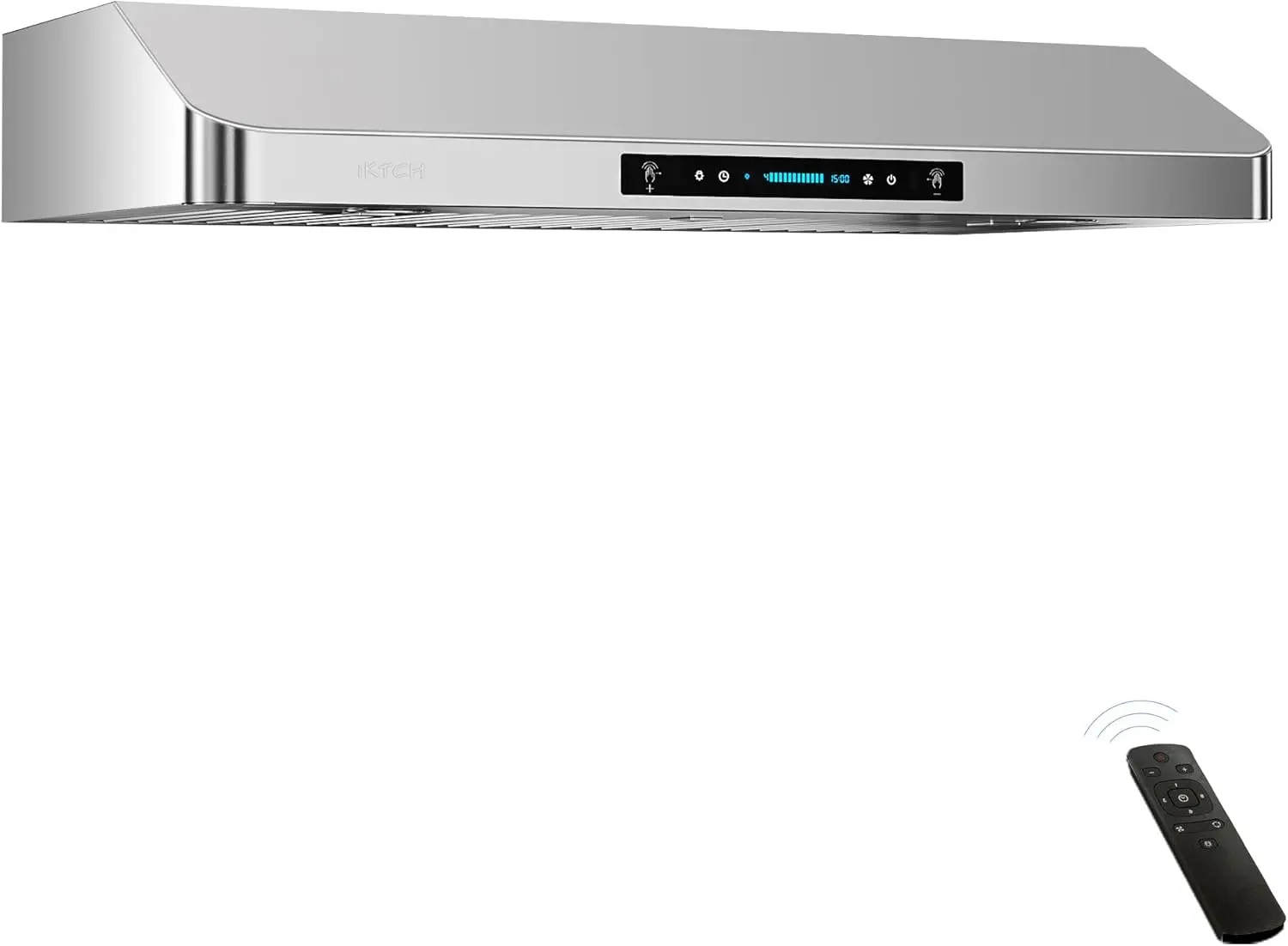 Cabinet Range Hood with 4 Speed Gesture Sensing&Touch Control Panel, Stainless Steel Kitchen Vent