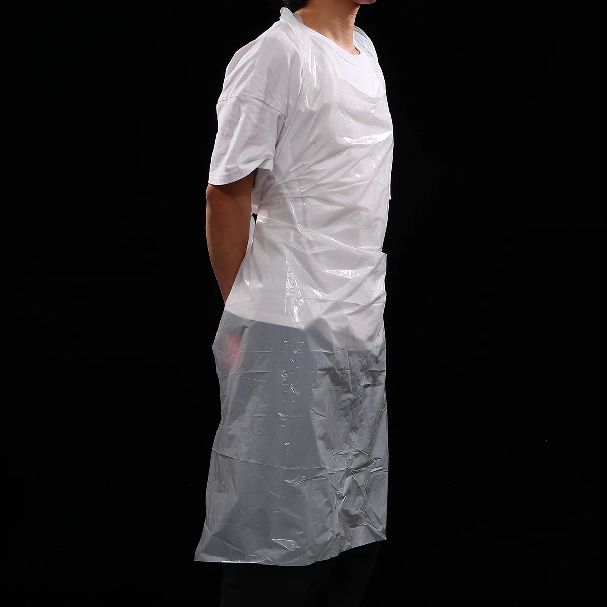 

100 Pcs Waterproof Plastic Apron Aprons Resistant Vinyl for Men Cooking Hot Pot