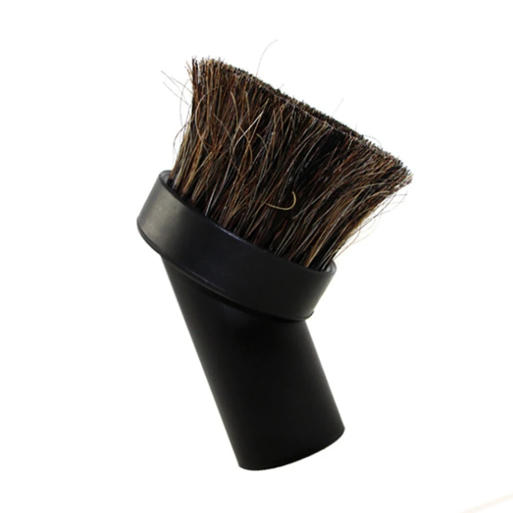 1PC 32mm Horsehair Vacuum Cleaner Brush Head Replacement Round Keyboard Space Dusting Brush Vacuum Cleaner