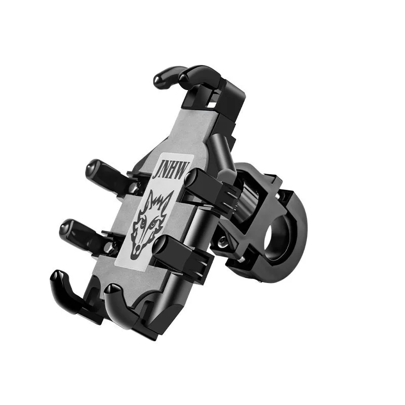 

Mobile phone holder, navigation support frame, electric bike, anti shake riding mobile phone holder