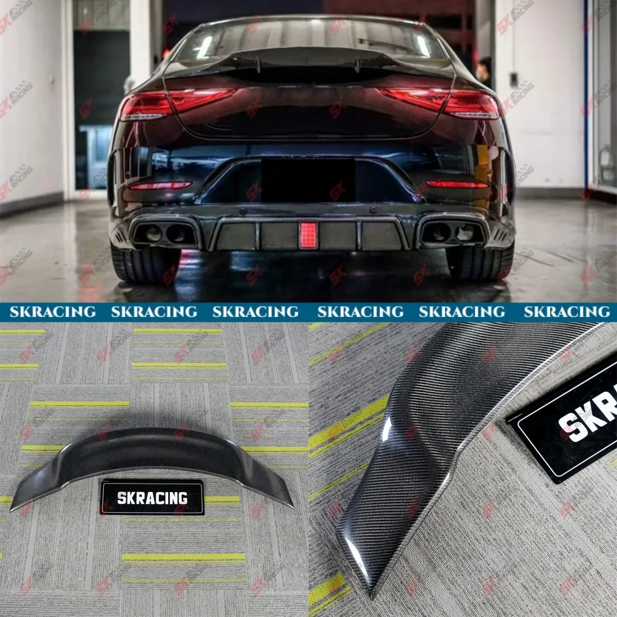 

Forged/Carbon Fiber Rear Spoiler Wing For Benz W257 CLS350 CLS450 CLS53AMG 19-23