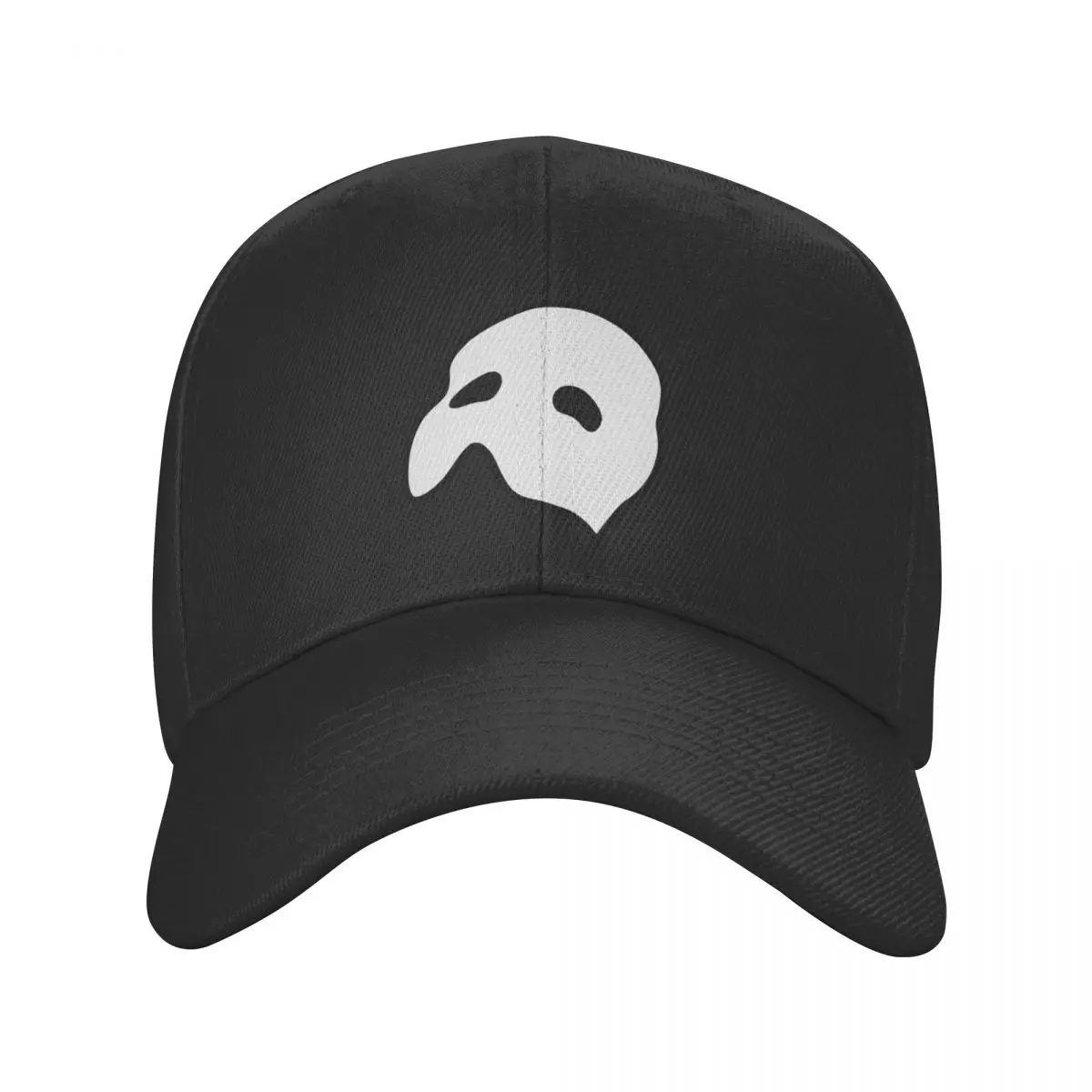 Phantom of the Opera Mask (white/black outline) Baseball Cap Ball Cap Vintage Hats For Men Women's