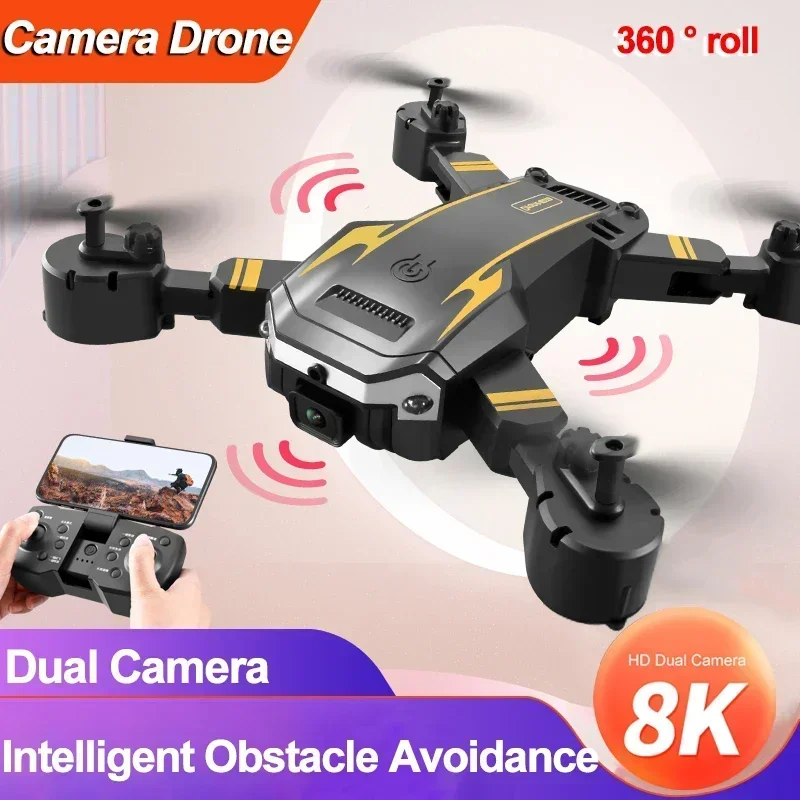 Drone com Evitar Obstáculos Automáticos de 4 Vias, Rolamento 360 °, Fotografia Aérea, Quadcopter, Xiaomi Travel Gift, Câmera 8K HD S6 2