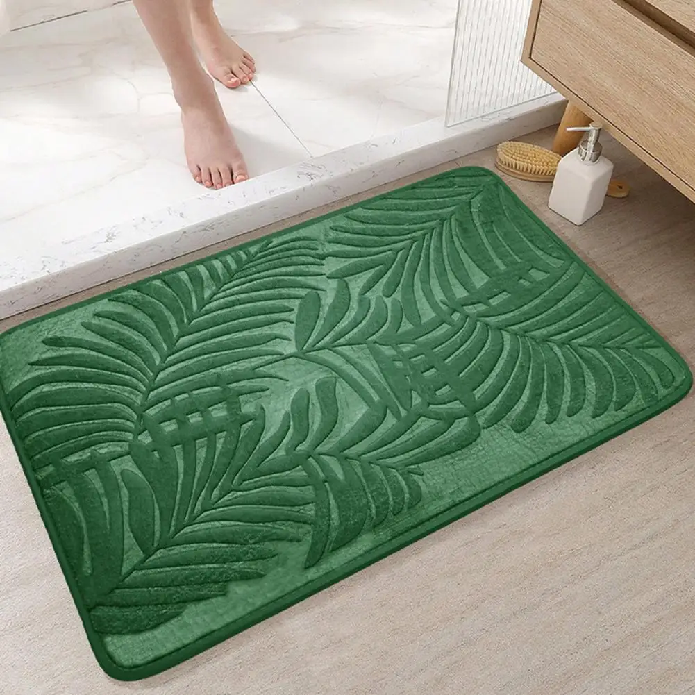 Shower Mat Door Mat Super Soft Waterproof Doormat for Indoor Outdoor Use Moisture-absorbing Entrance Mat with Non Slip Design