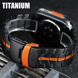Titanium Strap For Apple Watch Band Ultra 3/2/1 49mm 46mm 45mm 44mm 42mm Metal Bussiness Bracelet For IWatch Series 11 10 9 SE 3