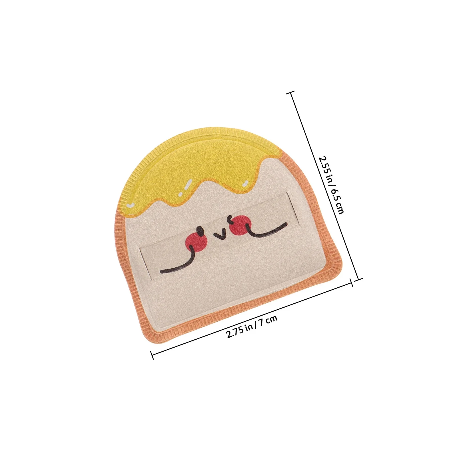 Mini gąbeczka do makijażu w kształcie tostówka, miękka poduszka do nakładania podkładu, korektora, pudru, do codziennego użytku, wymienna końcówka do makijażu.