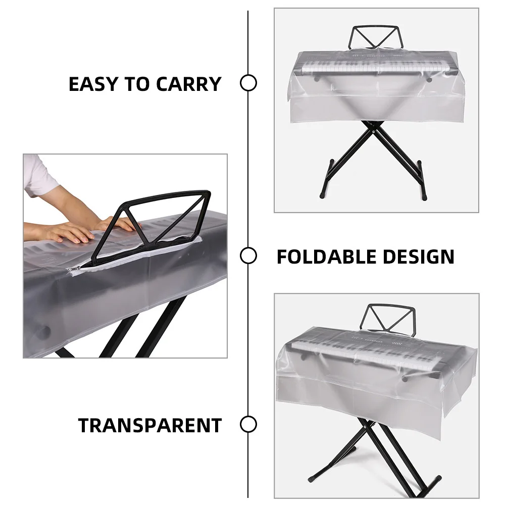 

1pcs Electric 61 Keys Lightweight Dust Proof Moisture Resistant For Keyboard Instrument Protective Cover Piano Accessories