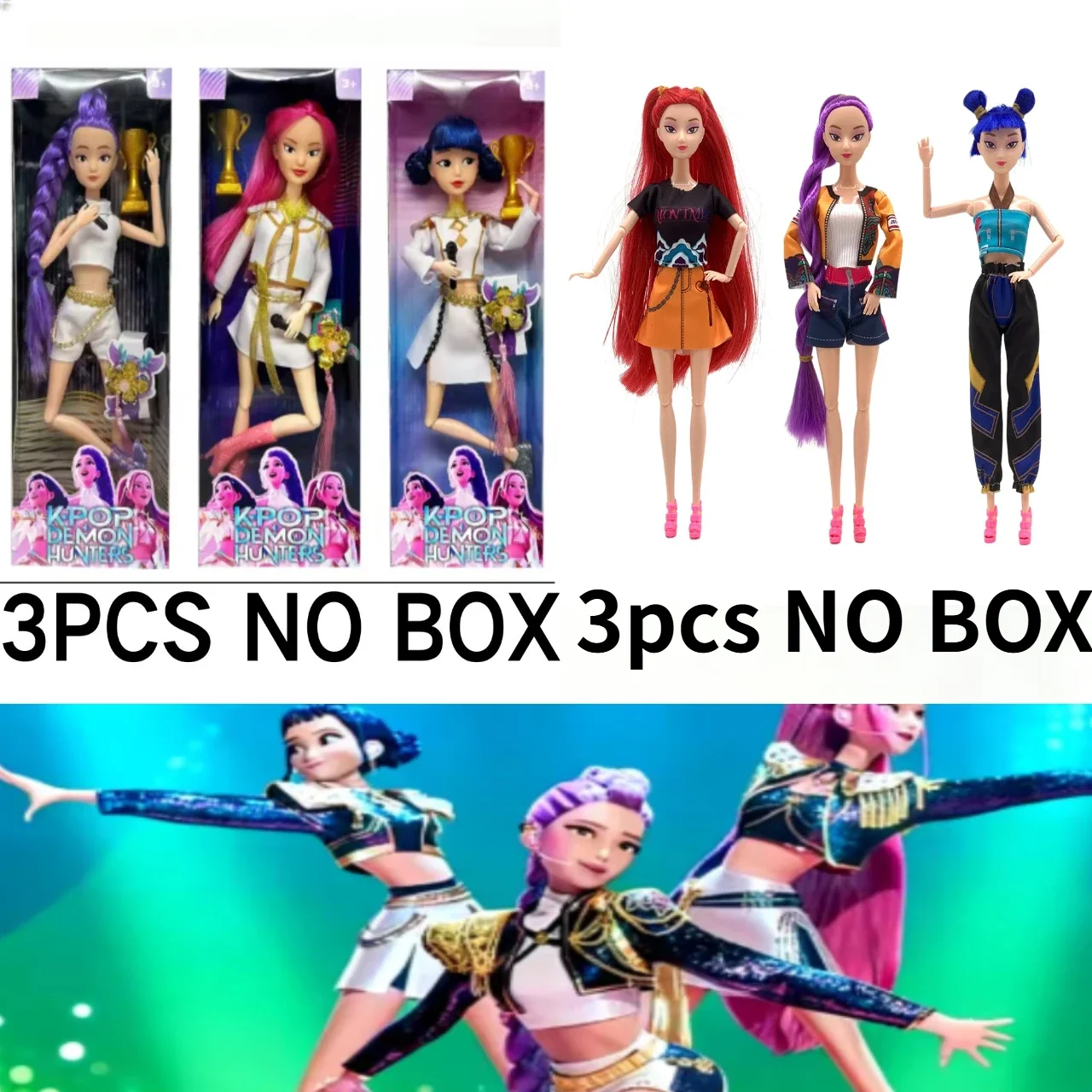 K-POP Demon Hunter Girl 2026 Милая кукла на групповую тематику, Lumimilazoi, рождественский подарок, с подвижными суставами