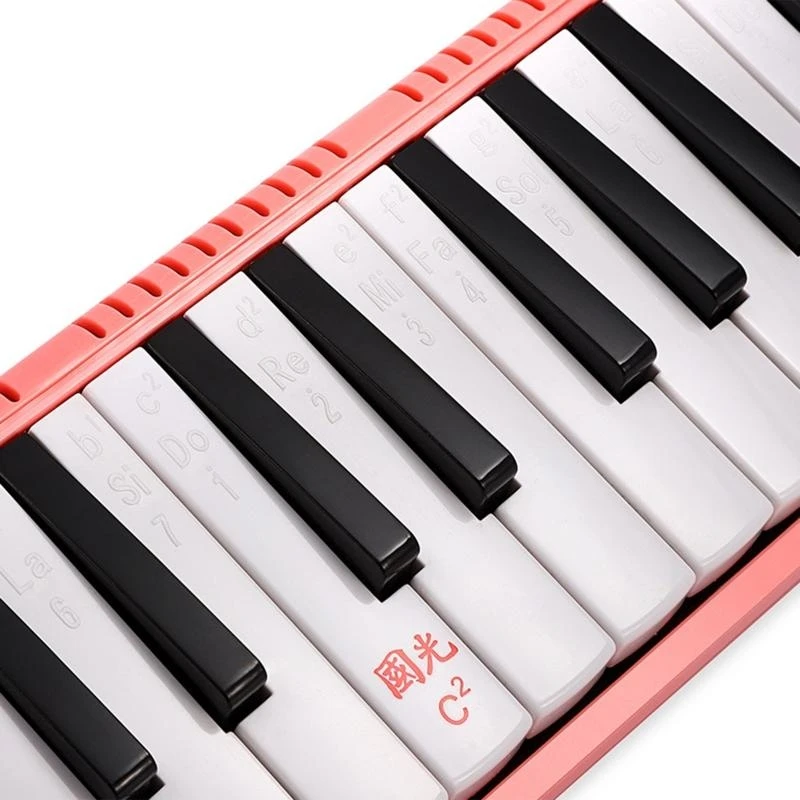 G6DE Portable 32 Keys Piano Melodica Set with Carrying Bag Professional Durable Playing Keyboard Musical Instruments