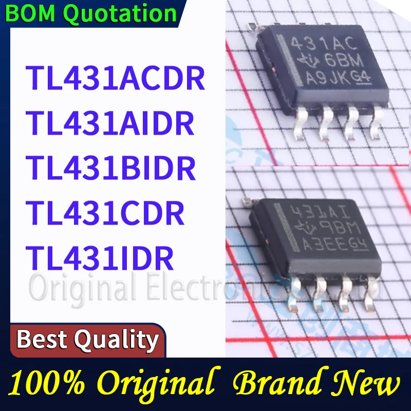 TL431ACDR TL431AIDR TL431BIDR TL431CDR TL431IDR En stock Envío 48 horas