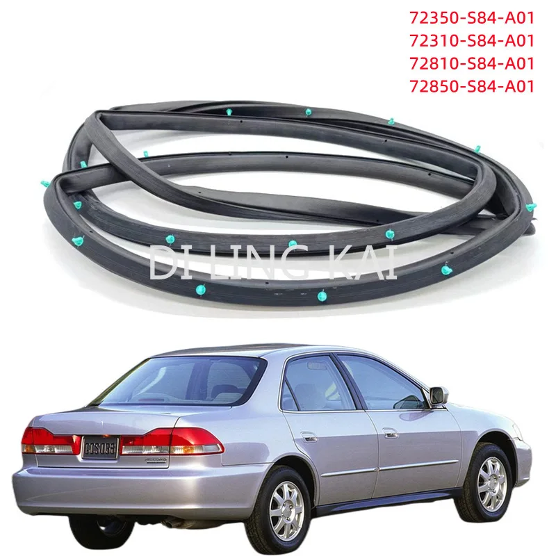 

Car Window Seal 72310-S84-A01 72350-S84-A01 Front Door Window Seal Strip for Honda Accord
