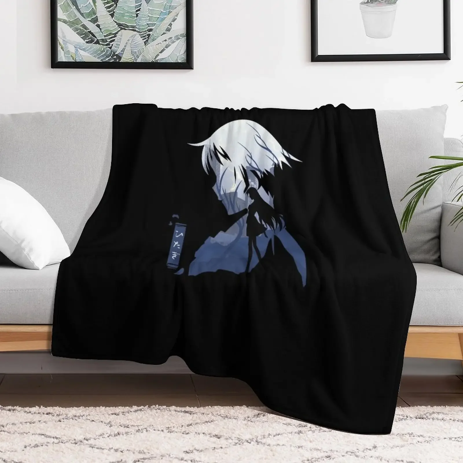 Hitagi Senjougahara Throw Blanket Furrys blankets and throws Hair Blankets