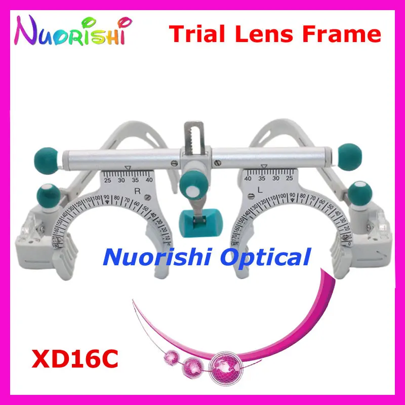 

XD16C High Grade Ophthalmic Half-rim Trial Lens Frame Light Weight for Progressive Lens free shipping
