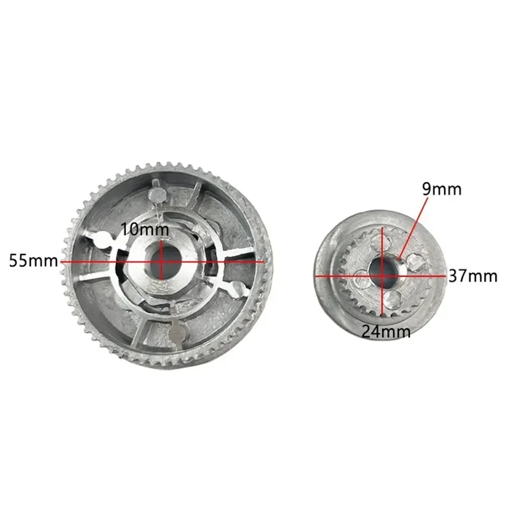 2Pcs Cutter Pulley 37 X 16mm   1.5  X 0.63  58 X 15mm  2.3  X 0.6  60g Belt Sander Cutter For 9403 Head Pulley