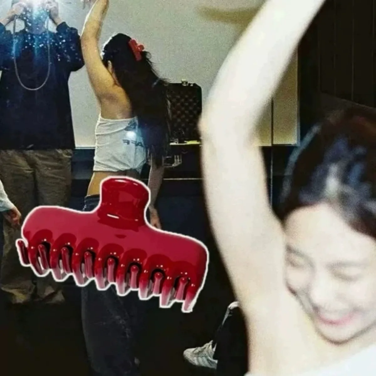 جديد 9.5 سنتيمتر كبير السلحفاة اللون خلات مشبك شعر الفرنسية الرجعية مخلب مقاطع كراب مقاطع الشعر للنساء الفتيات إكسسوارات الشعر #2