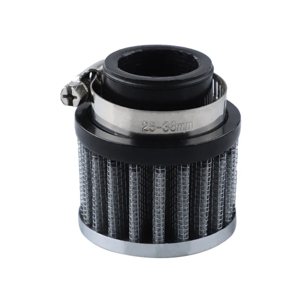 25mm Car Air Intake Filter Universal High Flow Mushroom Head Secondary Intake Cleaner Engine Breather Modification