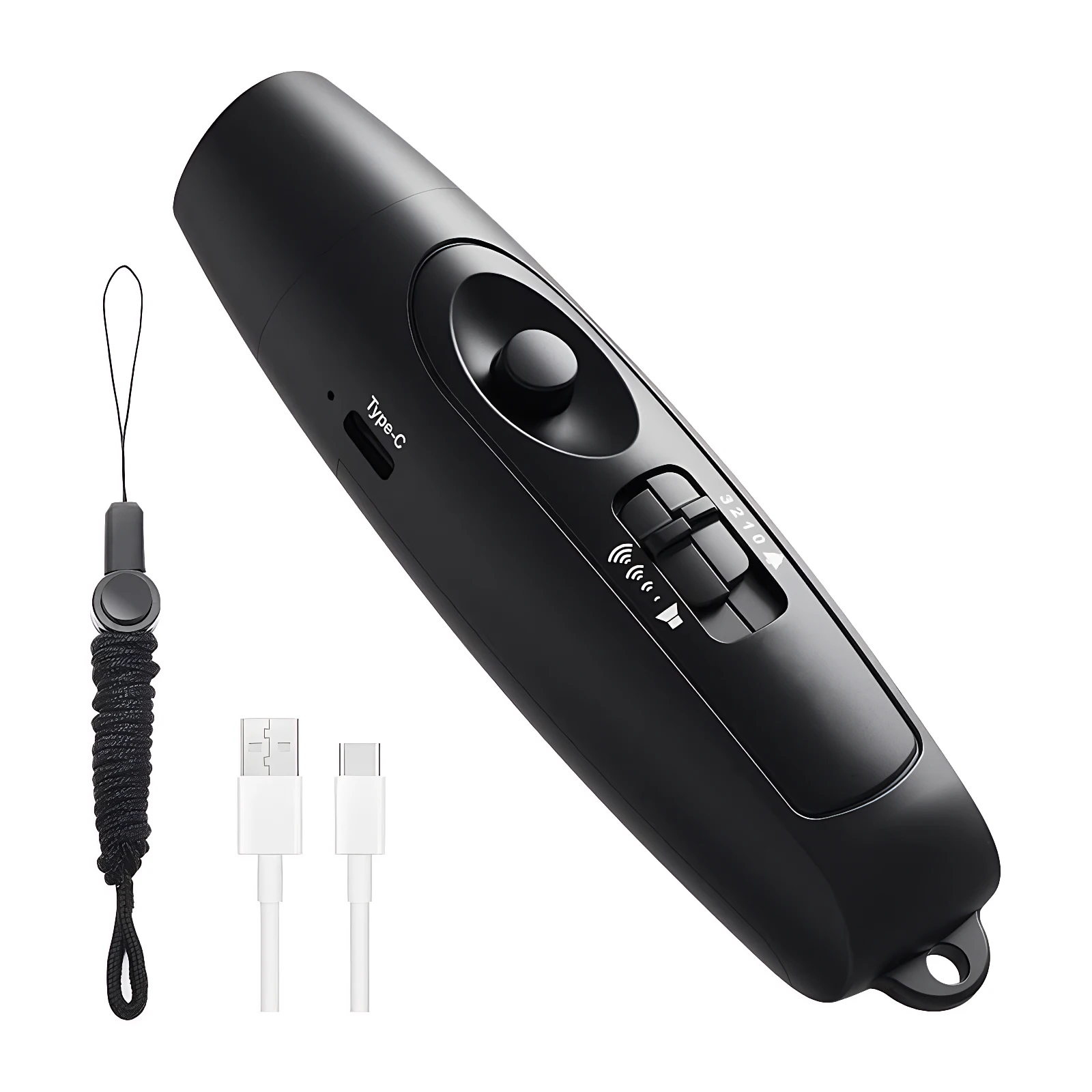 Electronic Air Bear Horn USB Rechargeable Loud Air Horn 120-150dB with LED Safety Light for Outdoor Hiking Wildlife Defense