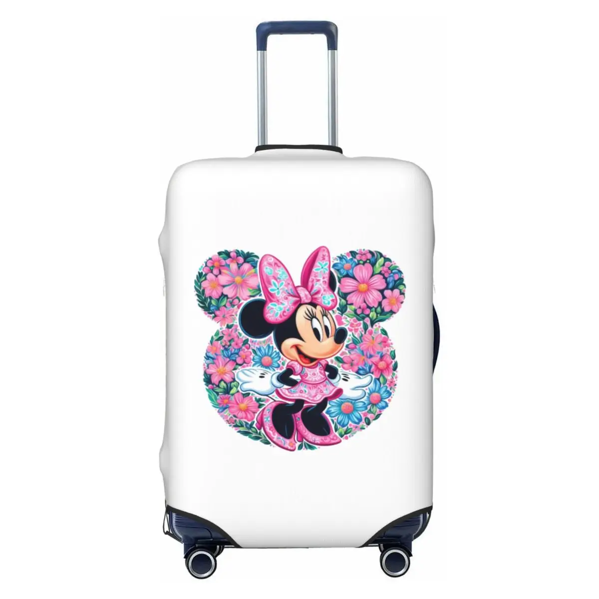 

Custom Mickey Mouse Anime Cartoon Luggage Cover Elastic Travel Suitcase Protective Covers Fits 18-32 Inch