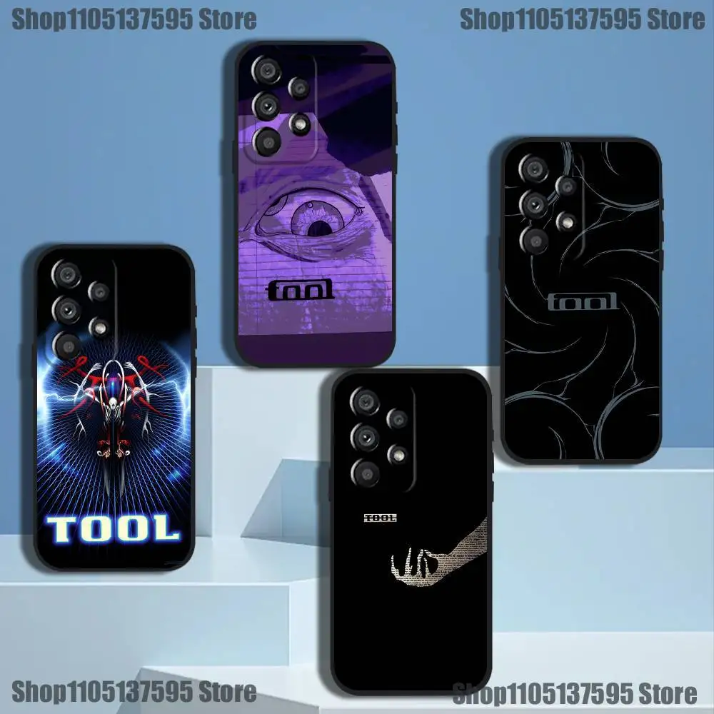 

Band Tool Schism Phone Case For Samsung Galaxy A91,80,73,72,71,53,52,51,22,5G Shockproof Soft Black Cover