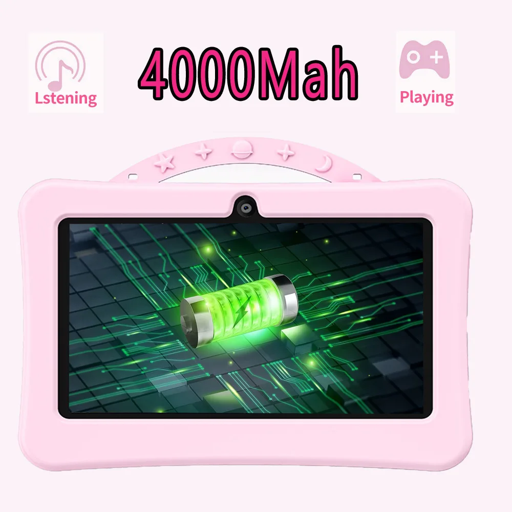 新型7.0インチ学習・教育用子供向けタブレット、4GB+64GB、Android 13システム、4000mAhバッテリー、WIFIタブレット