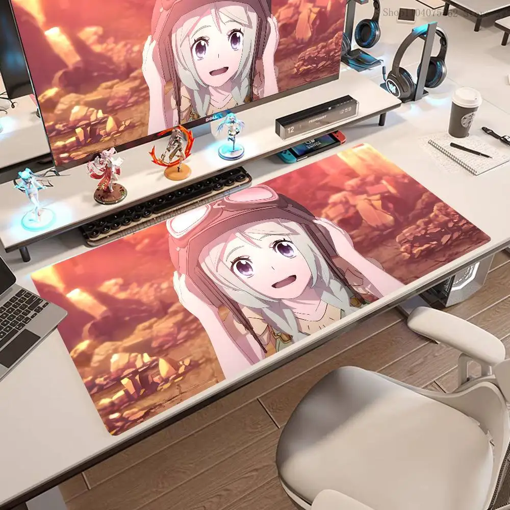 Cagaster Of An I-Insect Cage لوحة ماوس أنيمي غير قابلة للانزلاق مناسبة لأجهزة الكمبيوتر المكتبية وأجهزة الكمبيوتر المحمولة والألعاب الرياضية الإلكترونية حصير مكتبي XXL لوحة المفاتيح #3