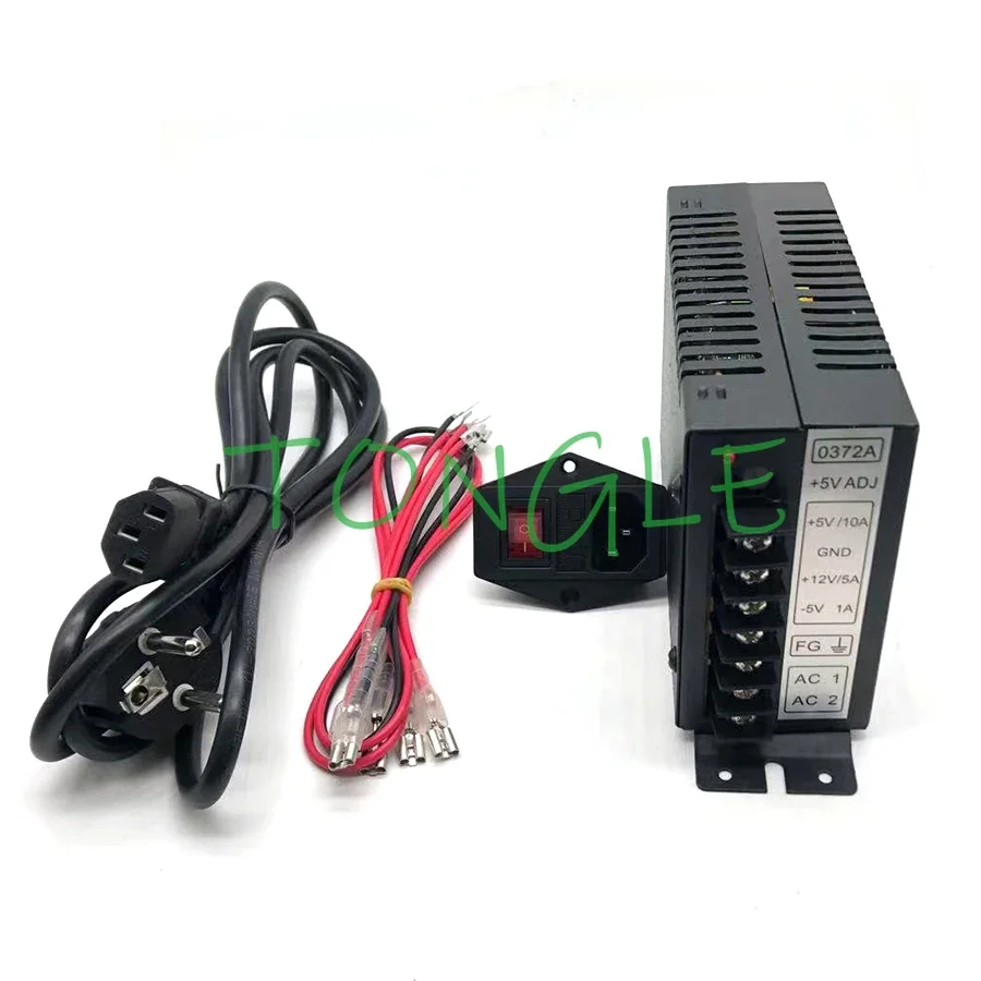 

5V/10A Arcade Switch Power Supply 12V/5A Power Cord ON/OFF Switch Set for Pandora's Box Console Jamma Arcade Games Machine