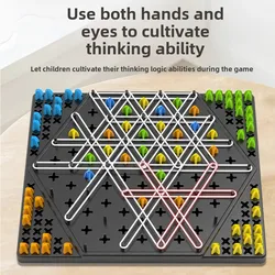 Lock Chain Triangle Card Tabletop Educational Game Brain Training Tool For Children Double Player Concentration Skill