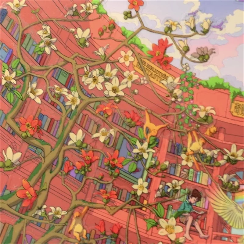 プラスサイズ 3D 漫画シーンステッカー DIY ポケットキャビンシーンスタッキングと貼り付けかわいい文具ステッカー子供フェスティバルギフト