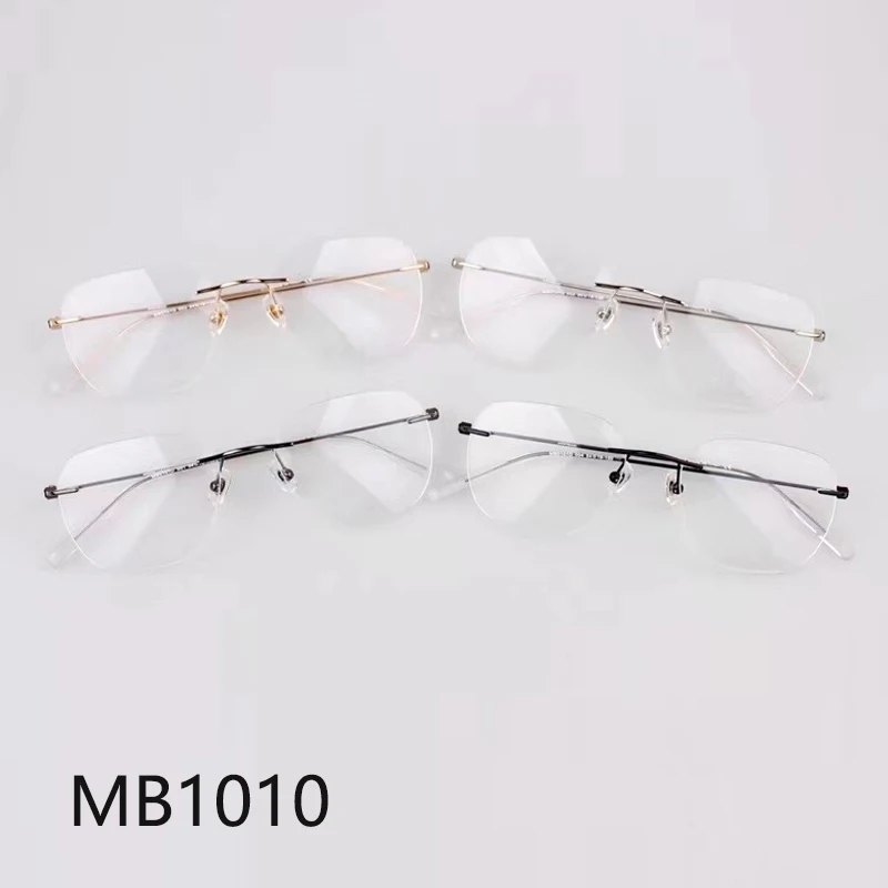 

Titanium Ultra Light Glasses Frame Women Men Frameless Optical Glasses MB1010 Prescription glasses