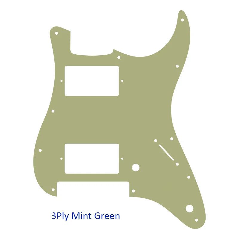 Fei Man Custom Guitar Parts For US, 11 Screw Holes, Strat With Floyd Rose, Tremolo Bridge, Single HH, Pickguard, Scratch Plate