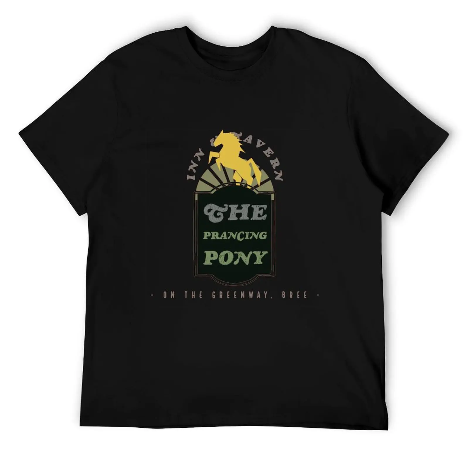 

The Prancing Pony - Fantasy Bars T-Shirt t shirt man cotton man t shirt luxury T-Shirt