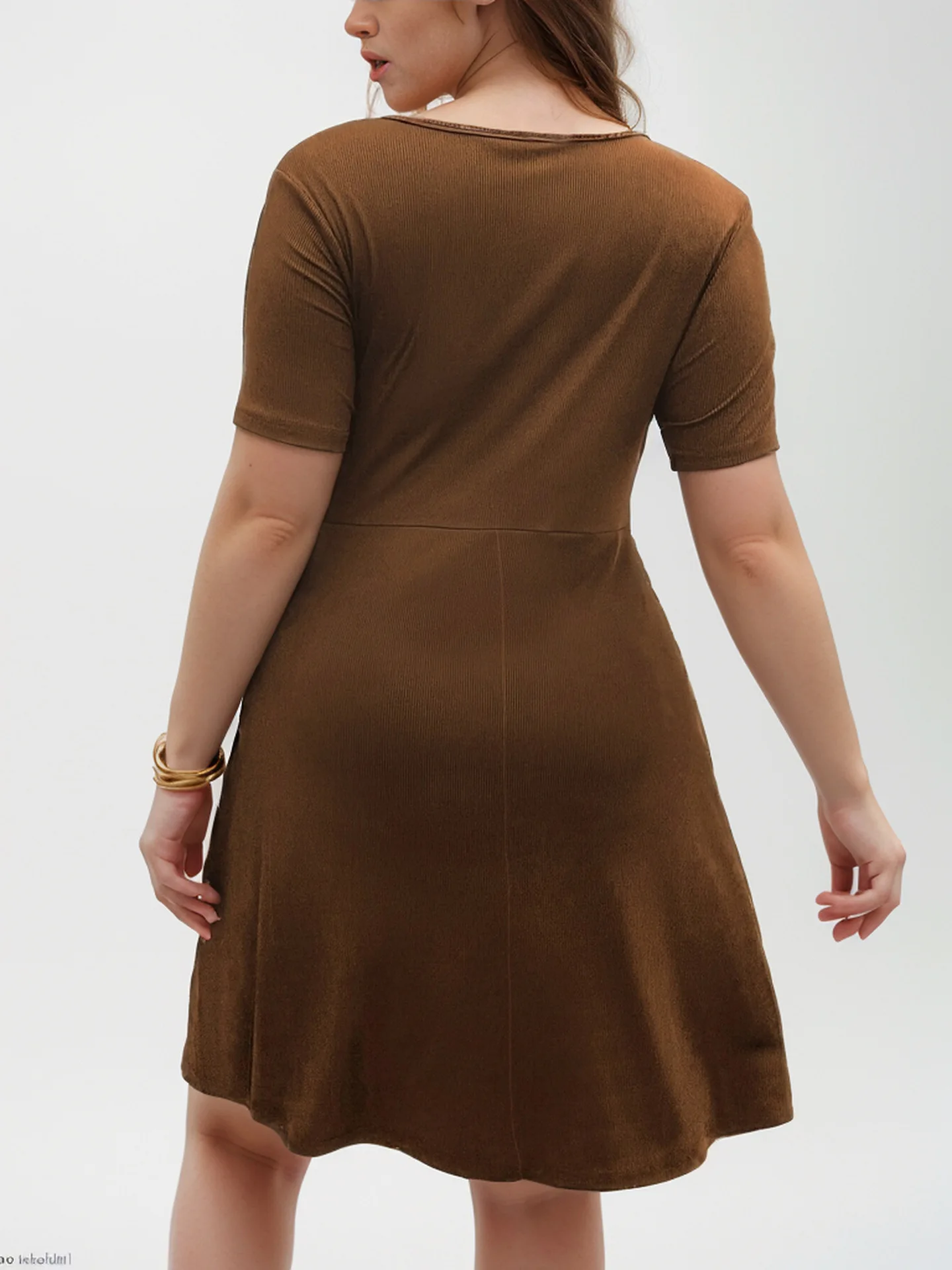 2023 frühling Einfarbig Große Größe Gestrickte Kleid Frauen Kausalen V-ausschnitt Kurzarm Pullover Frauen Kleid Slim Fit Übergroßen Schlank