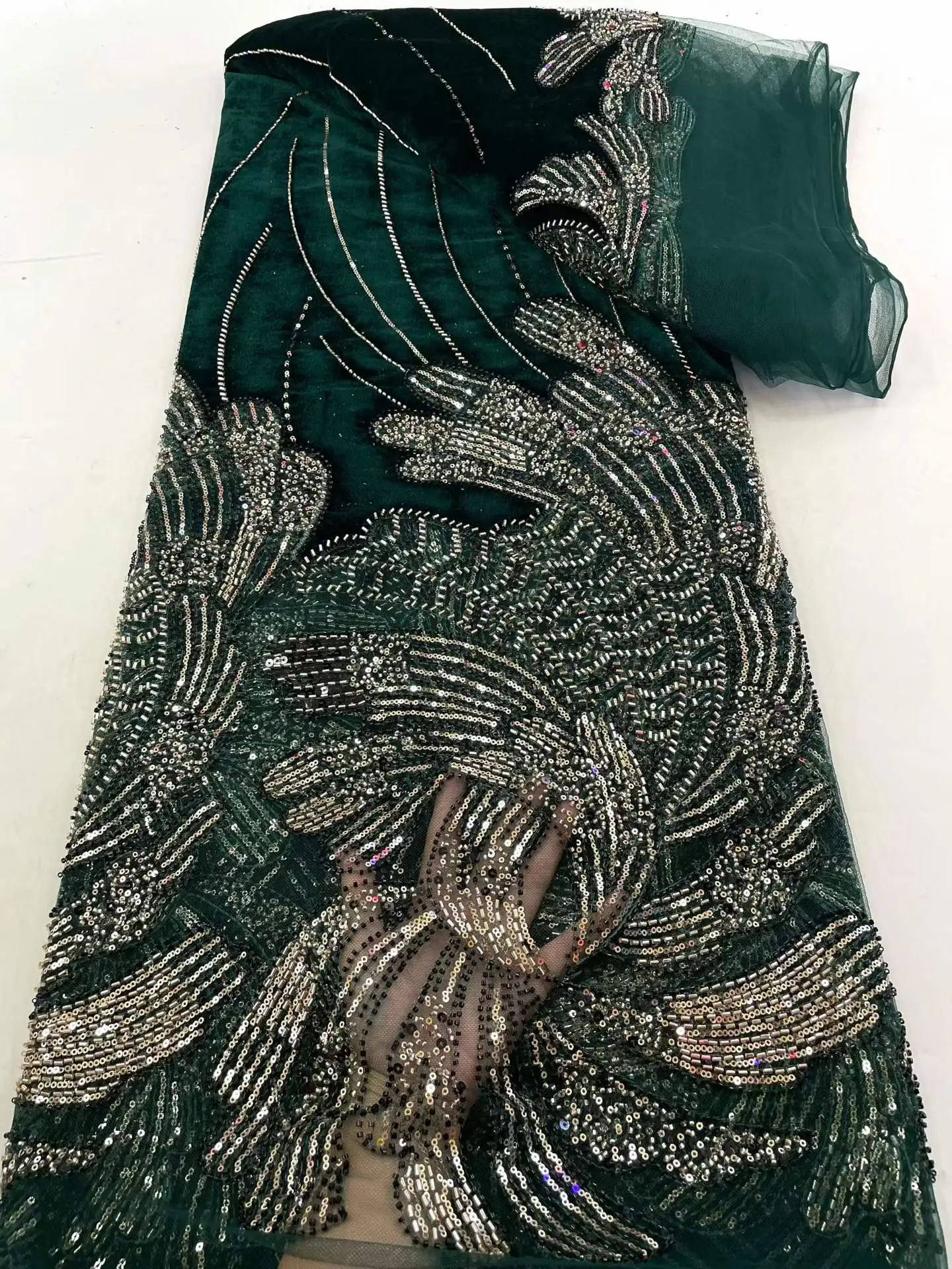 5 metre afrika aplike dantel k - Sewing Velvet Fabric incelemesi ve fiyatı