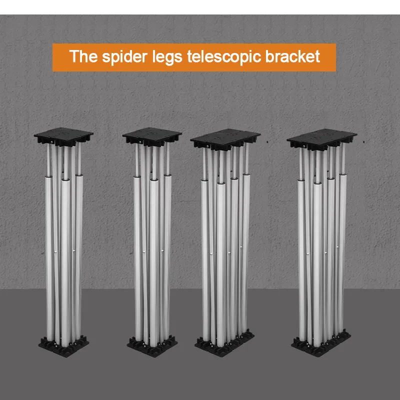 Portable Aluminum Alloy Workbench with Fast Telescopic 4/6 Legs Multi-Functional Folding Table for Slate Glass Operations