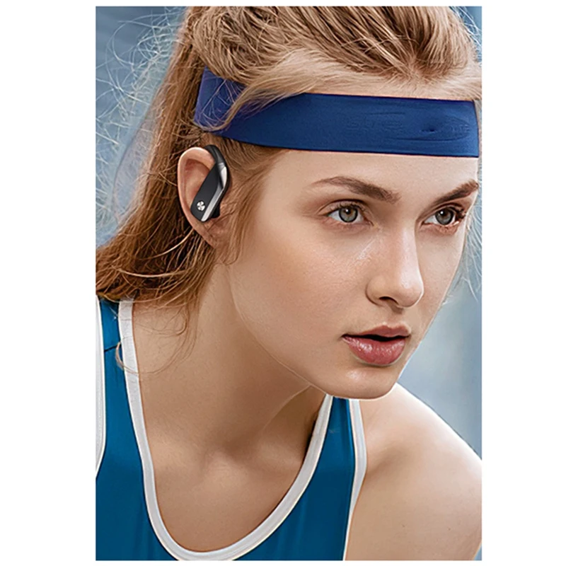 سماعات رأس رياضية مقاومة للماء مع ميكروفون مدمج ، بلوتوث ، سماعة رأس Hifi للتمرين