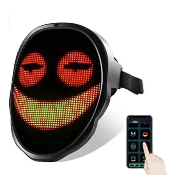 

Night Club Dance Mask Led Mobile Remote Control GIF Stage